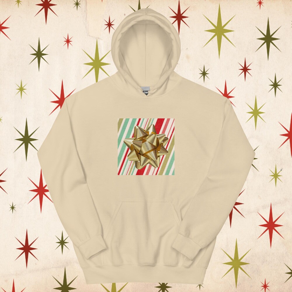 Fun Holiday Present Hoodie Sweatshirt | Christmas Hoodies | Y2K Hoodies | Streetwear Hoodies | Trendy Hoodies For Teens & More, Unisex