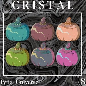 TWITCH BADGES - CRYSTAL - Halloween-Abzeichen - Kürbis - Subtober - Horror-Abzeichen - Twitch Sub - Bit-Abzeichen