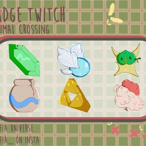 TWITCH バッジ -ZELDA - ゼルダ バッジ - リンク - ゼルダ バッジ - Twitch Sub - ビットバッジ