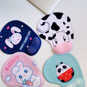 Süßes Mauspad mit Handgelenkstütze, versandfertig, Anime Handgelenkauflage für Zuhause, Büro, Kollegen Geschenk, Kleines Mousepad, Mausmatte, Computer-Mauspad