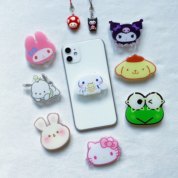 Bunny/Cat/Bear/Puppy Resin Cute Cell Phone Grip,Kawaii Phone Ring Holder,Easter Gift,Kawaii Accessories,Kawaii Grip,Cute Gifts