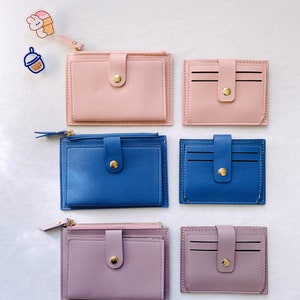 Cartera pequeña con tarjetero, regalo de Navidad, cartera pequeña, regalo para mamá, regalo de cumpleaños, regalo para esposa, titular de la identificación, cartera para mujer, lista para enviar,
