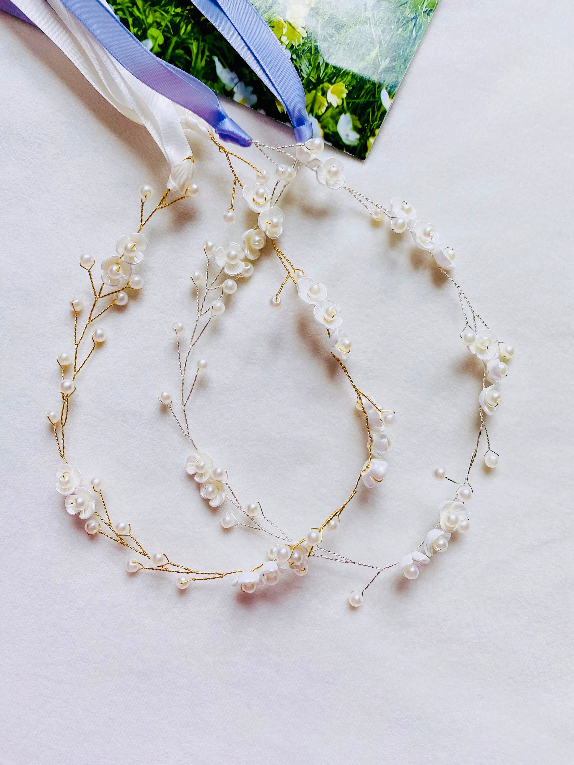 Flower girl headpiece - Etsy 日本