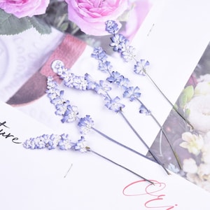 Lavanda roxa prensada seca para resina, pronta para enviar, joias diy, fornecimento de resina, fabricação de cartão de casamento, arranjo floral, decorações de moldura