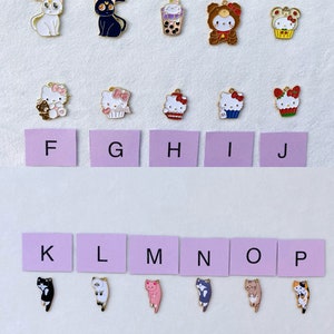 Bunny,cat,bear,puppy kawaii phone charm,planner charm,Easter gift,kawaii accessories,phone strap,kawaii charm,cute gifts,anime phone charm image 5