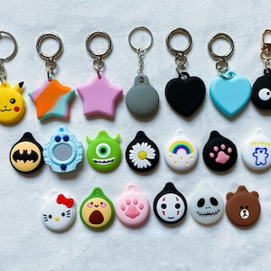 Anime Kawaii PVC Cute AirTag Holder, AirTag Keychain, AirTag Case, AirTag Holder Keychain,Ready to Ship,Gift for Her