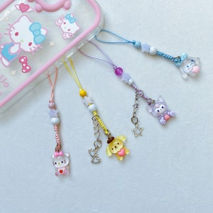 Colorful handmade animal/star kawaii phone charm,cute planner charm,ready to ship,kawaii accessories,phone strap,cute gift,anime charm