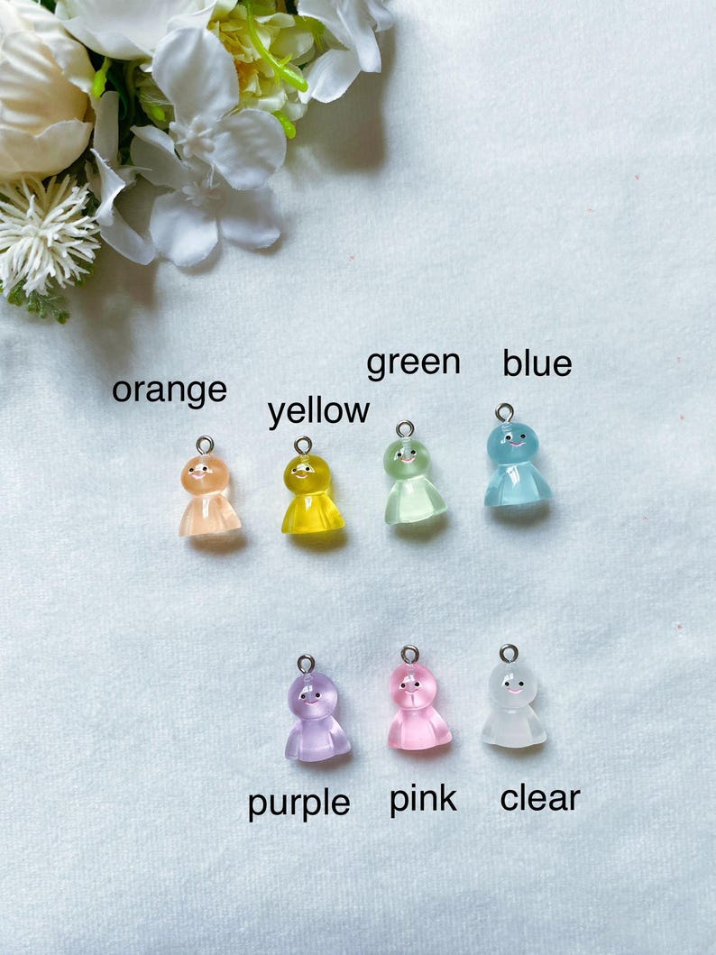 Cute Animal Bead iPhone Dust Plugs,Fits Lightning Cable,Kawaii Dust Plug Charm iPhone Switch,Charger Port Protector,Kindle Charm,iPad Charm image 9