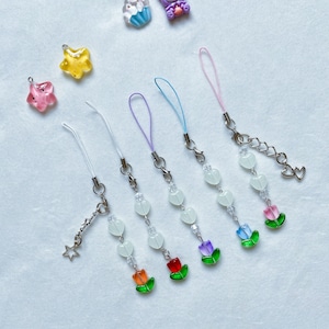 Y2K Anime kawaii phone charm,planner charm,ready to ship,kawaii accessories,phone strap,flower charm,cute gift,anime phone charm,Fairy charm