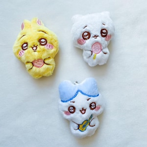 Cute Plush Chiikawa Keychain,Kawaii Accessory Gift,Gift,Bag Charms,Backpack Charm,Anime Car Hanger,Bag Accessories,Stuffed Animal Charm