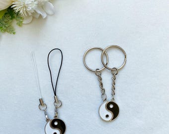 Yin-Yang Magnetic Keychain Set,Valentine's Day Gift,Matching Couples Gift Set,Best Friends,Anniversary,Promise Keychain,Matching Set