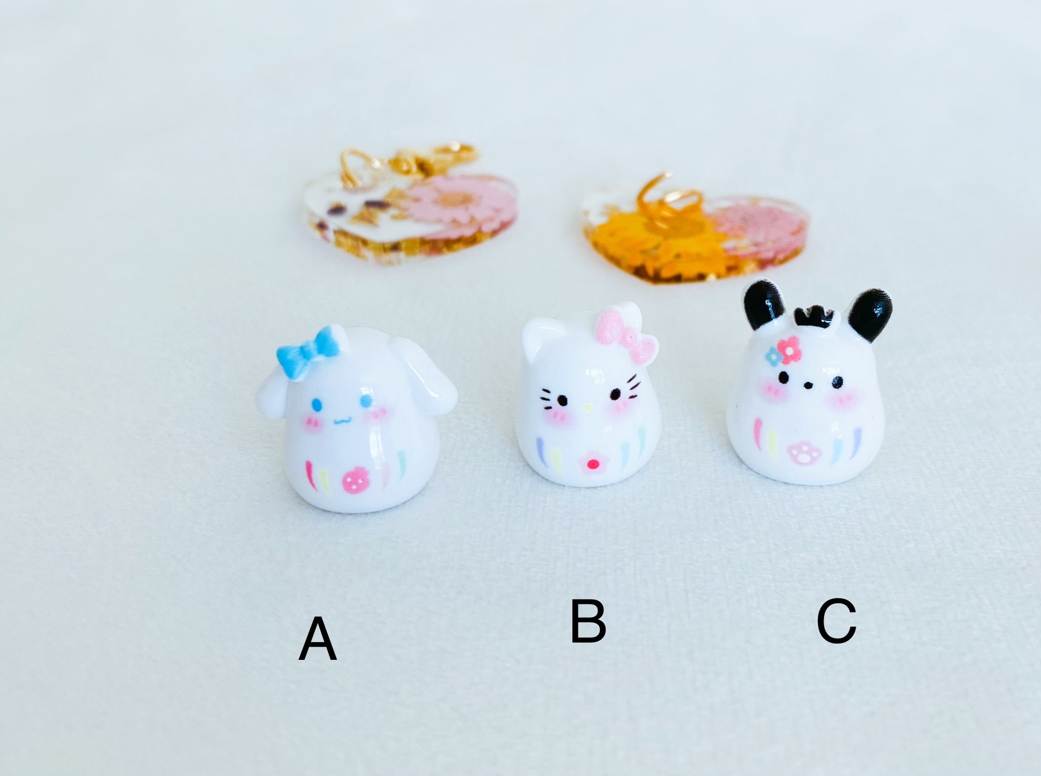 3D Kawaii Cute Anime Car Sticker Charm,kawaii Car Dashboard Ornament ...