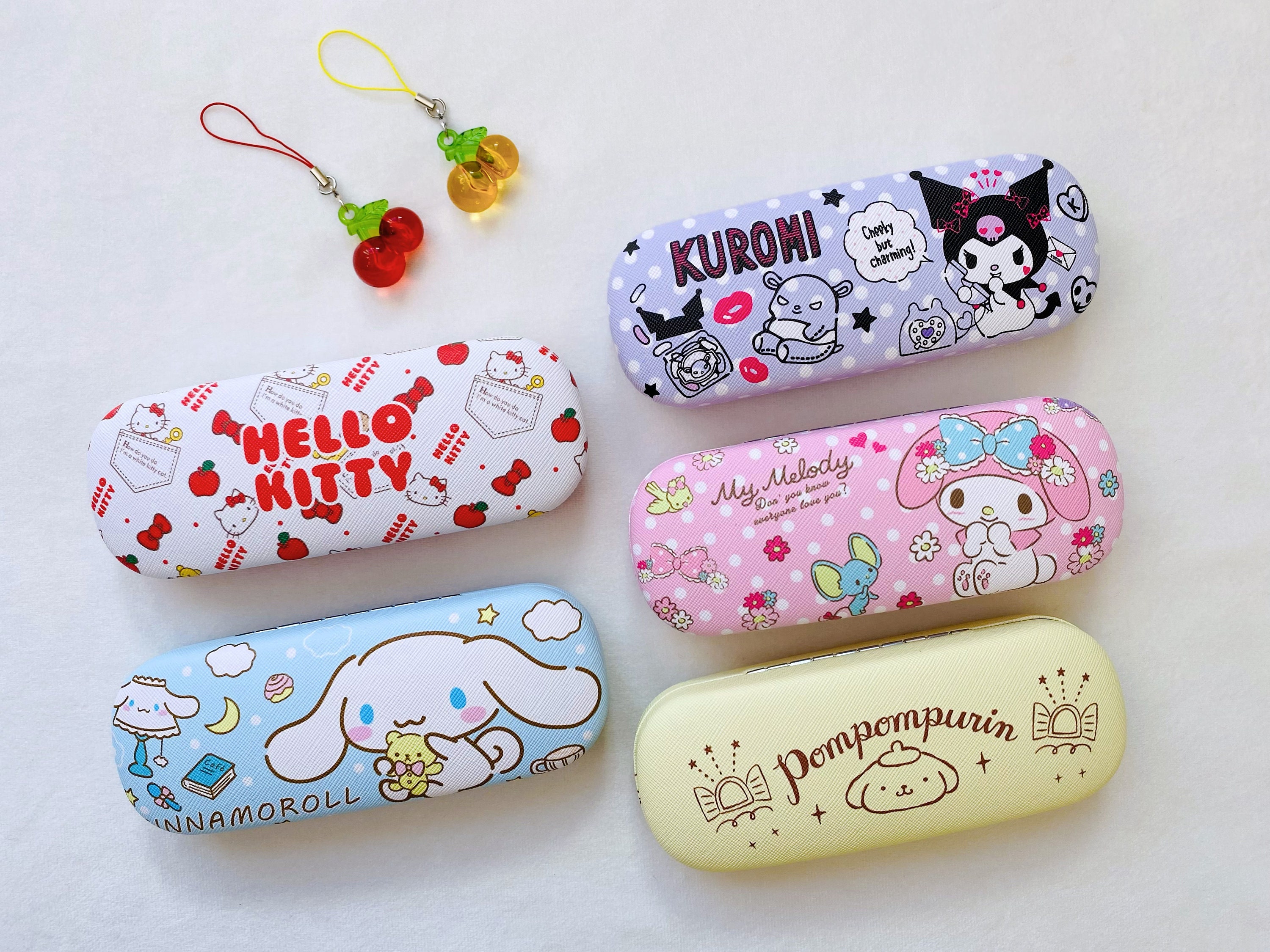 Cute Eyeglasses Case&cloth,kawaii Eyeglasses Case,hard Sunglasses Box,sweet  Eyeglass Protector,ready to Ship,adorable Pink Eyeglasses Box 