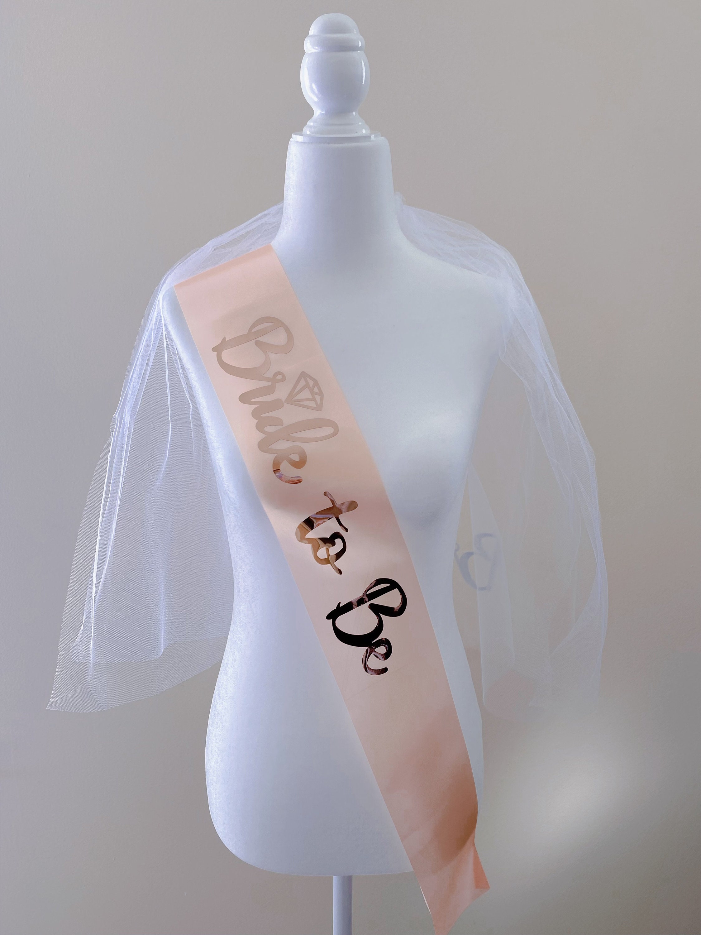 Bride to Be Veil Sash,bachelorette Party Favors  display picture 2