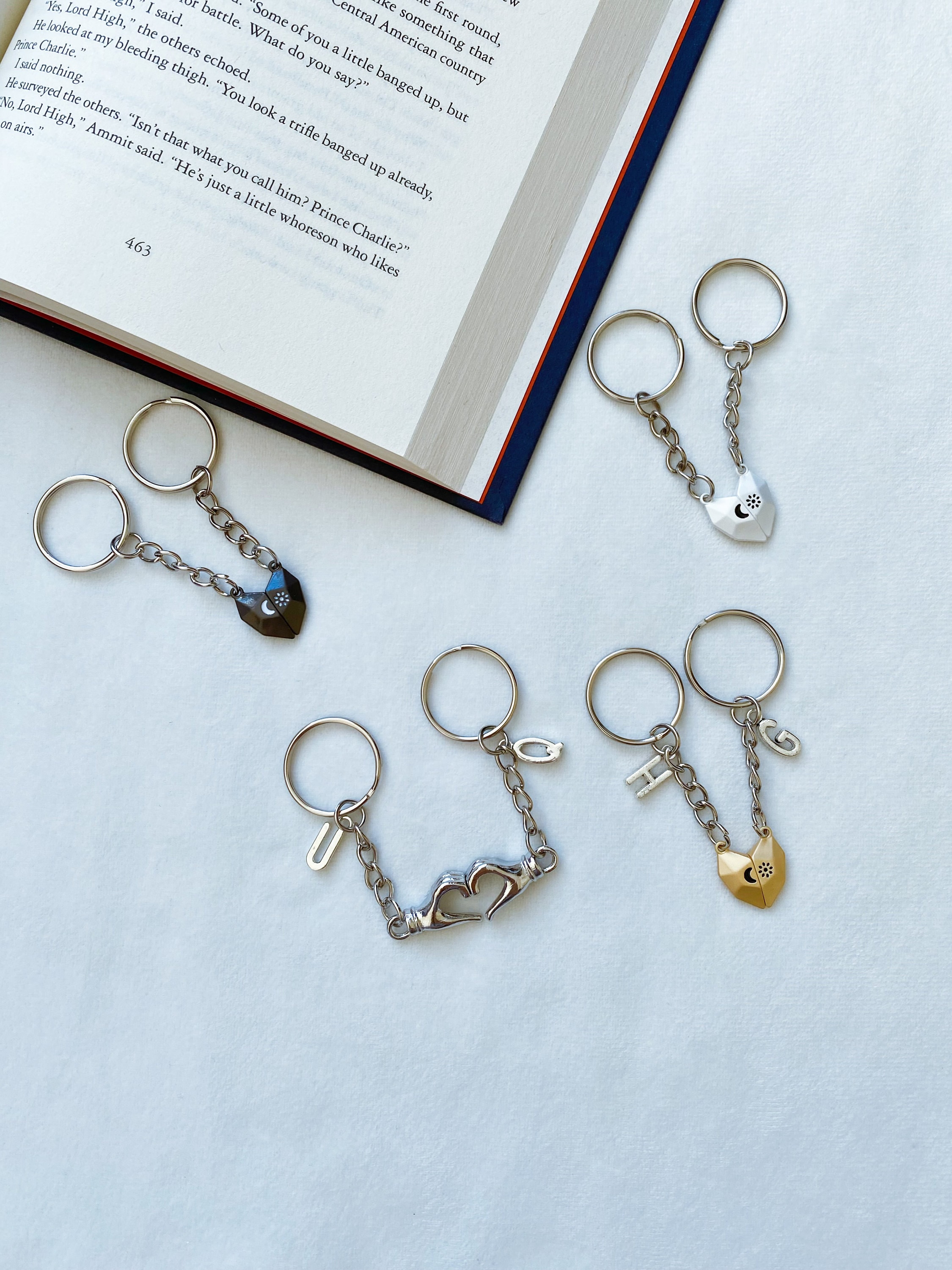 Matching Keychain Fo Couples Magnetic Key Chain Gifts Fo