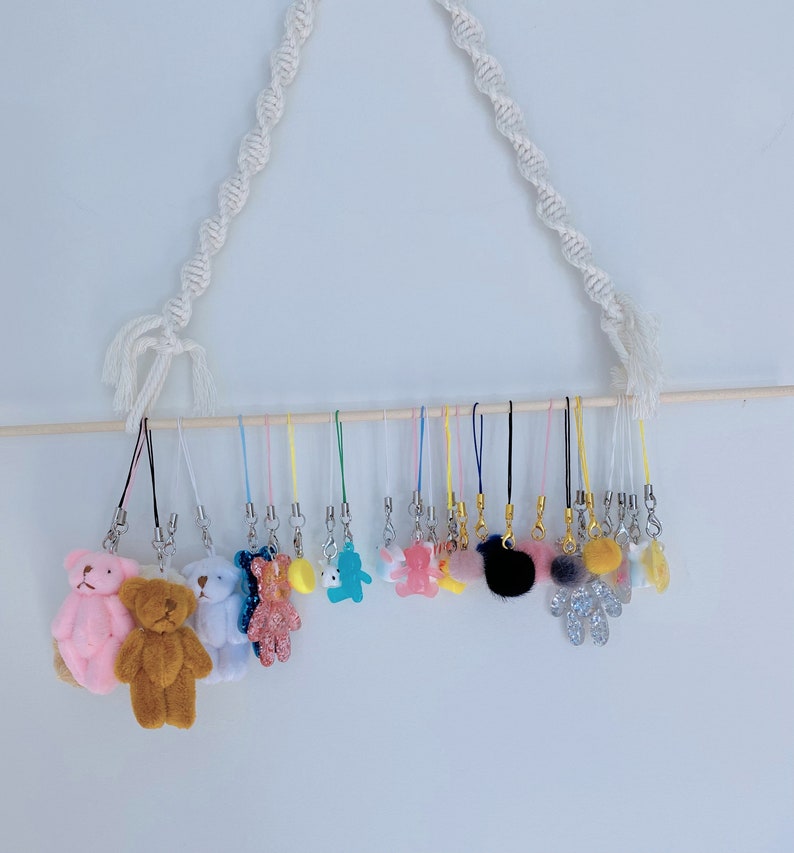 Bunny,duck,bear,cow,pompom,rainbow phone charm,planner charm,ready to ship,kawaii accessories,phone straps,kawaii charm,cute gifts 