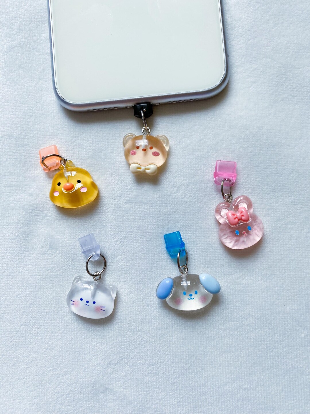 Cute Animal Dust Plugs,usb-c Charm,lightning Charm,kawaii Dust Plug ...