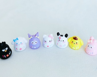 3D Kawaii Cute Anime Car Sticker Charm,Kawaii Car Dashboard Ornament,Desktop Ornament,Car Accessories,Car Interior,Interior Decor,
