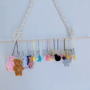 Bunny,duck,bear,cow,pompom,rainbow phone charm,planner charm,ready to ship,kawaii accessories,phone straps,kawaii charm,cute gifts