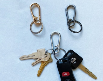 Metal Carabiner Keychain,Heavy Duty Key Ring,Key Carabiner,Keychain Clip for Men, Keyring,Carabiner Clip,Key Carabiner,Key Clip