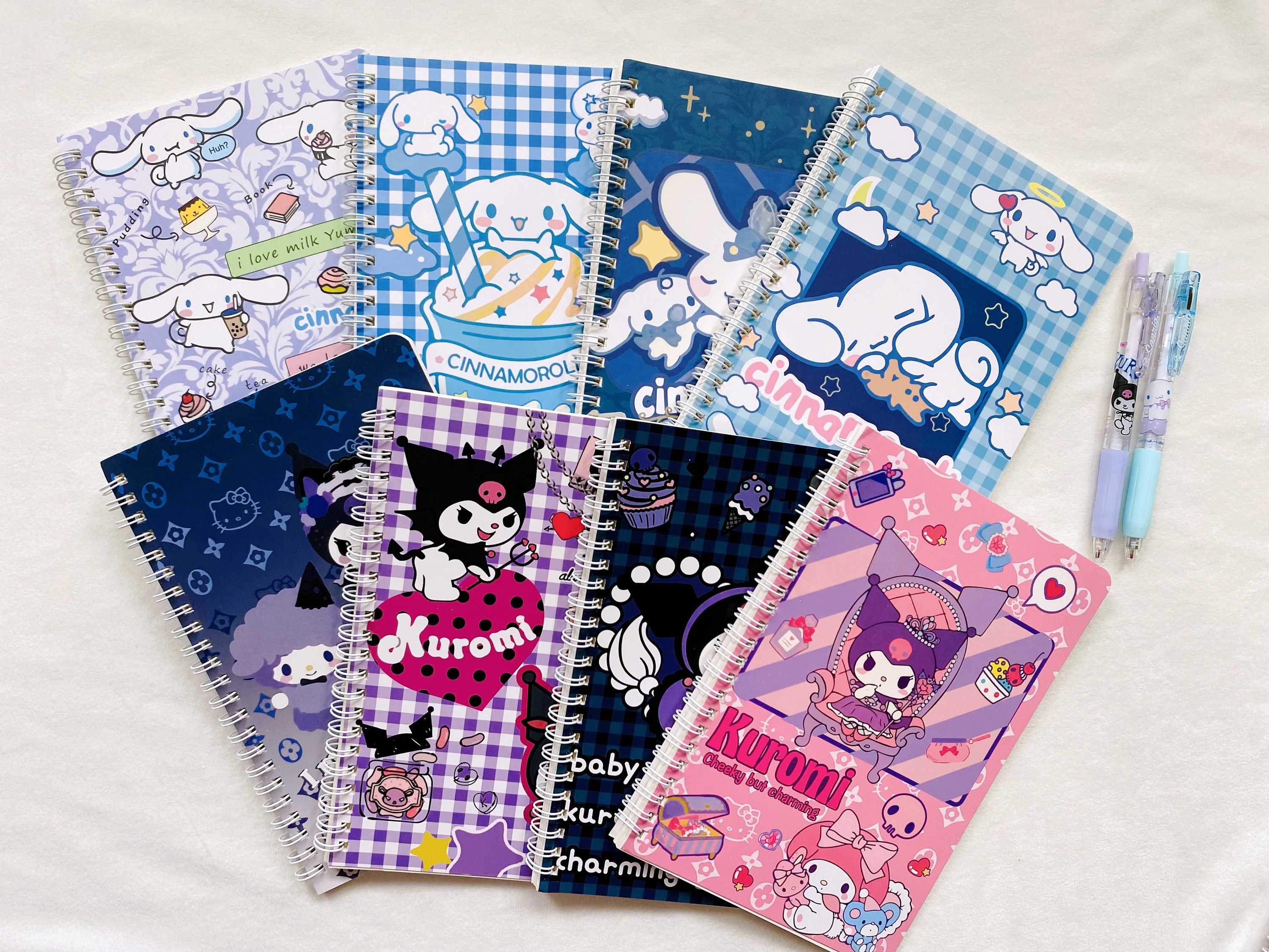 Cute A5 Size Lined Spiral Notebook,kawaii Notebook,ready to Ship ...