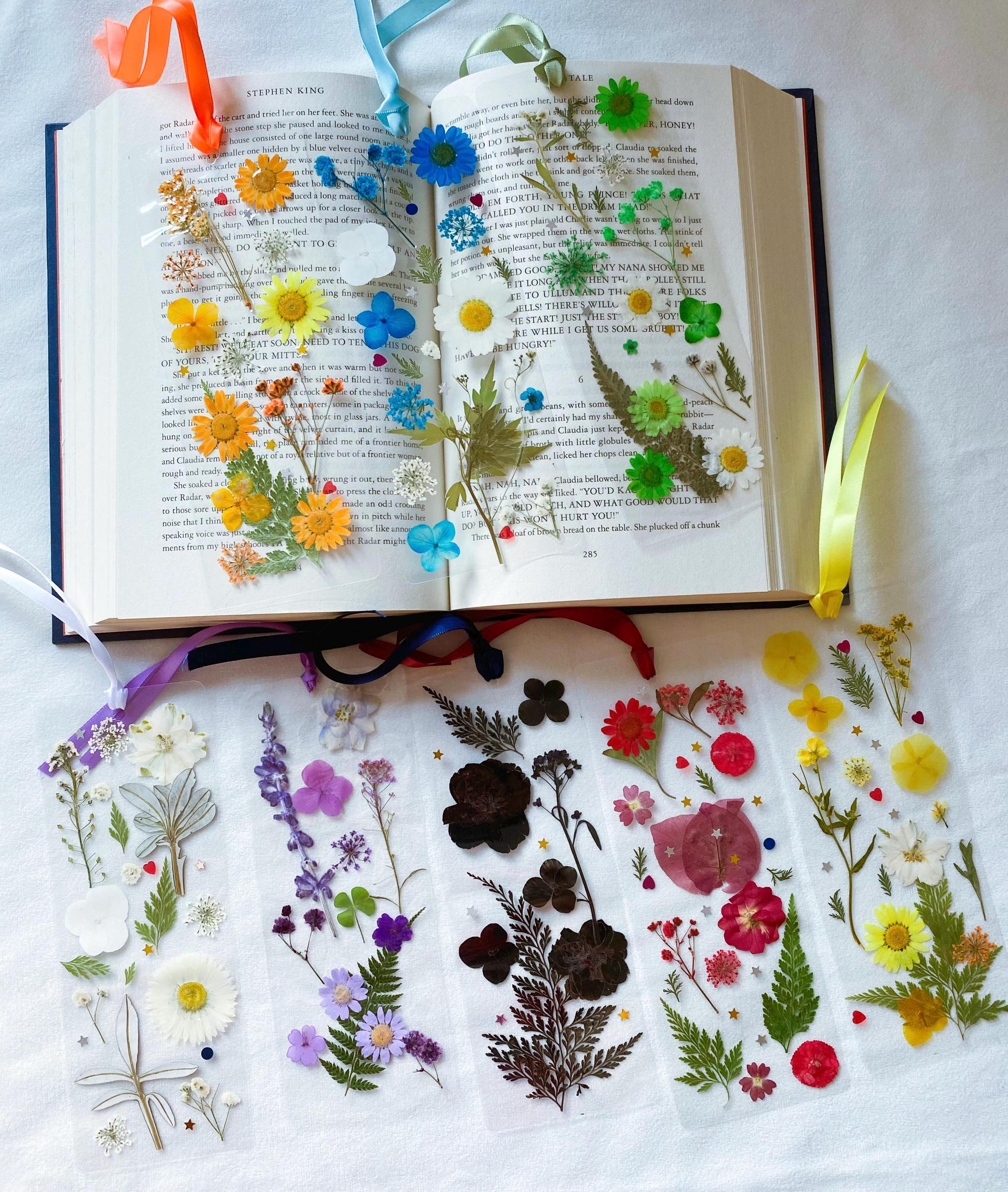33 Vraies Fleurs Séchées Pressées Naturelles Pourpre | Fleurs Séchées Pour Résine, Bijoux, Nail Art & Bricolage Floral