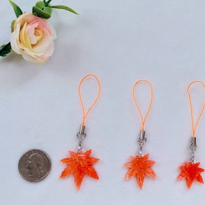 Maple phone charm,planner charm,ready to ship,kawaii accessories,phone strap,kawaii charm,cute gift,charm,kawaii gift,birthday gift