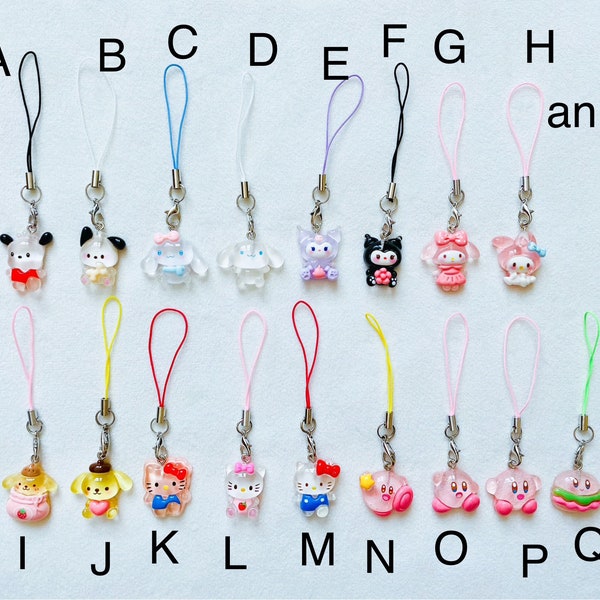 Colorful animal kawaii phone charm,planner charm,ready to ship,kawaii accessory,phone strap,cute gift,anime charm,cute planner/airpods charm