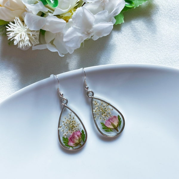 Real Flower Earrings main image 0