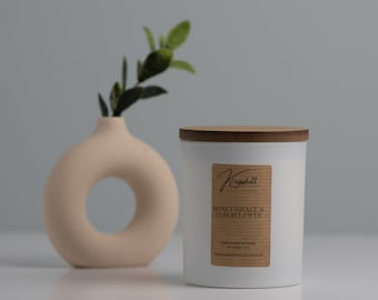 Honeysuckle & Elderflower Soy Wax Candle