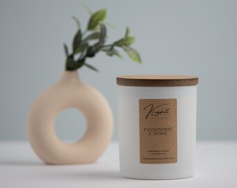 Passionfruit & Mango Scented Soy Wax Candle