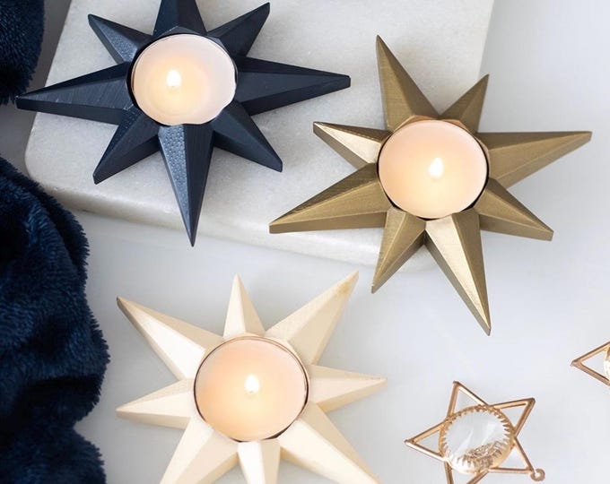 Featured listing image: Star Tealight Holder