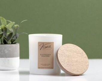 Raspberry Daiquiri cocktail scented soy wax candle