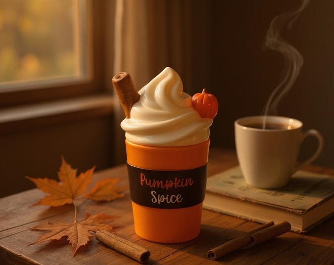 Featured listing image: Pumpkin Spice Latte Wax / Oil Burner