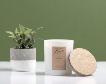 Warm Fireside Soy Wax Candle