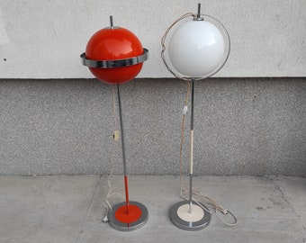Mid Century Space Age Floor Lamp, 1970s Lighting, Ufo, Atomic Age