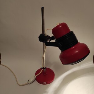Vintage Adjustable Desk Lamp: MCM Space Age Design, Made in Yugoslavia image 6