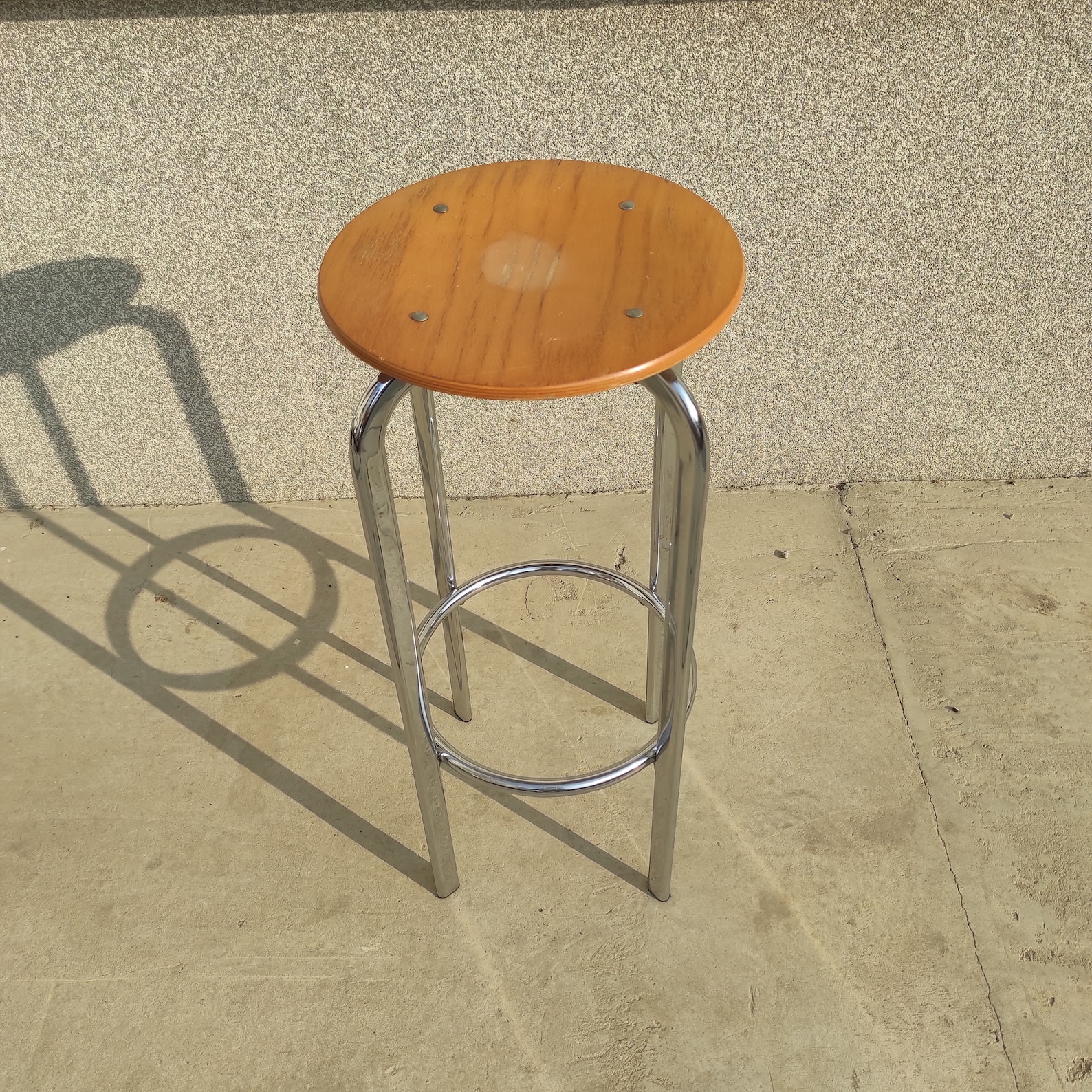 Vintage Bar Stool Bauhaus Stool Mid Century Bar Stool MCM Etsy
