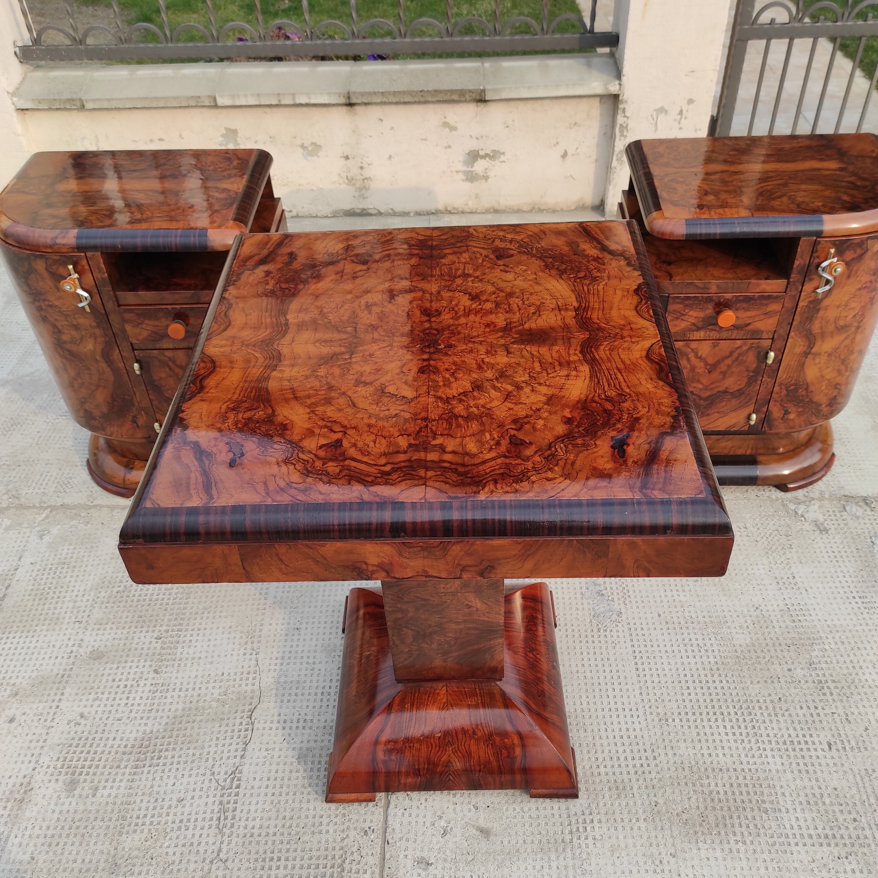 Art Deco Table Vintage Coffee Table Antique Table Old Coffee