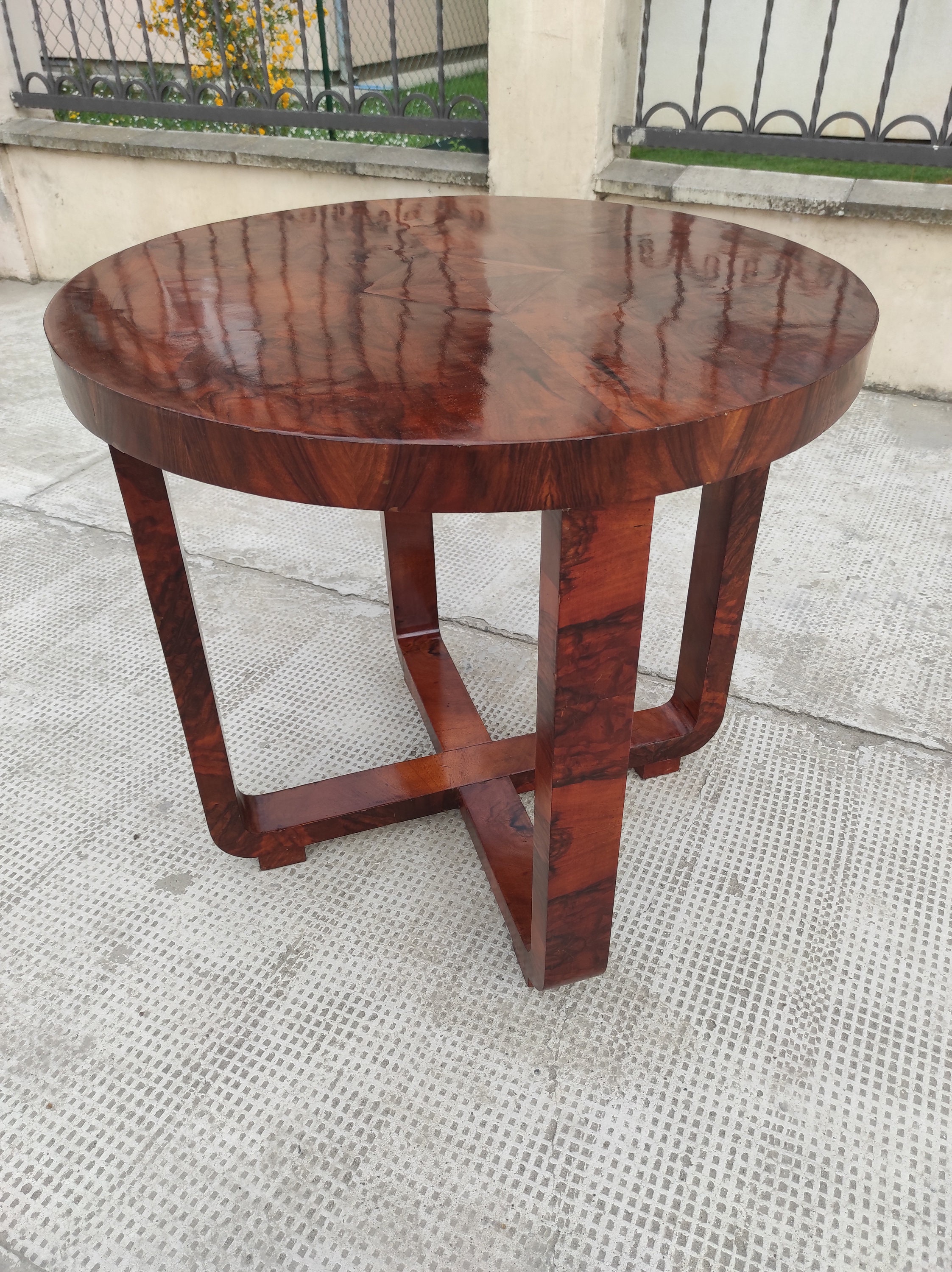 Art Deco Table Vintage Coffee Table Antique Table Old Etsy