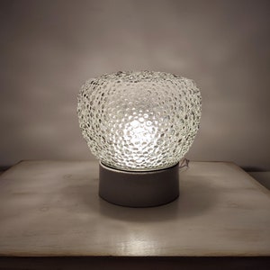 Vintage Bubble Glass Lamp: Helena Tynell Style, Mid-Century Design
