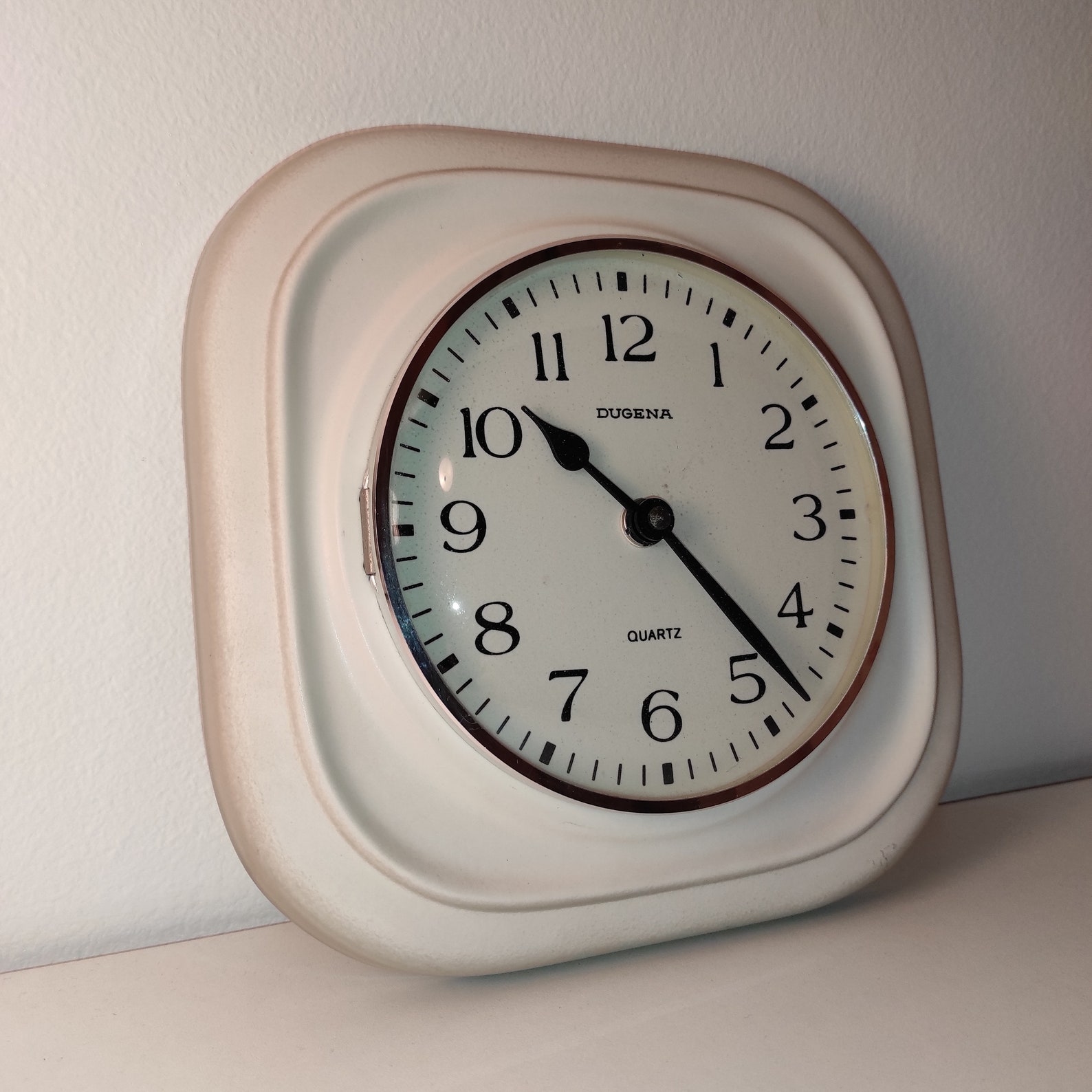 Vintage Wall Clock MCM Wall Clock Dugena Quartz Wall Clock Etsy