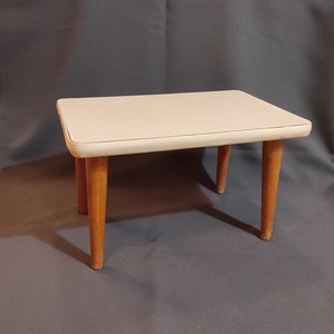 Vintage wooden stool, 70's stool
