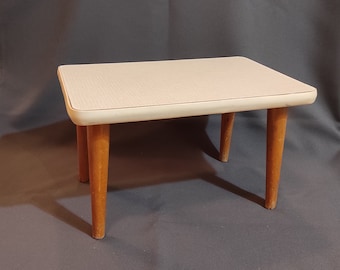 Vintage wooden stool, 70's stool