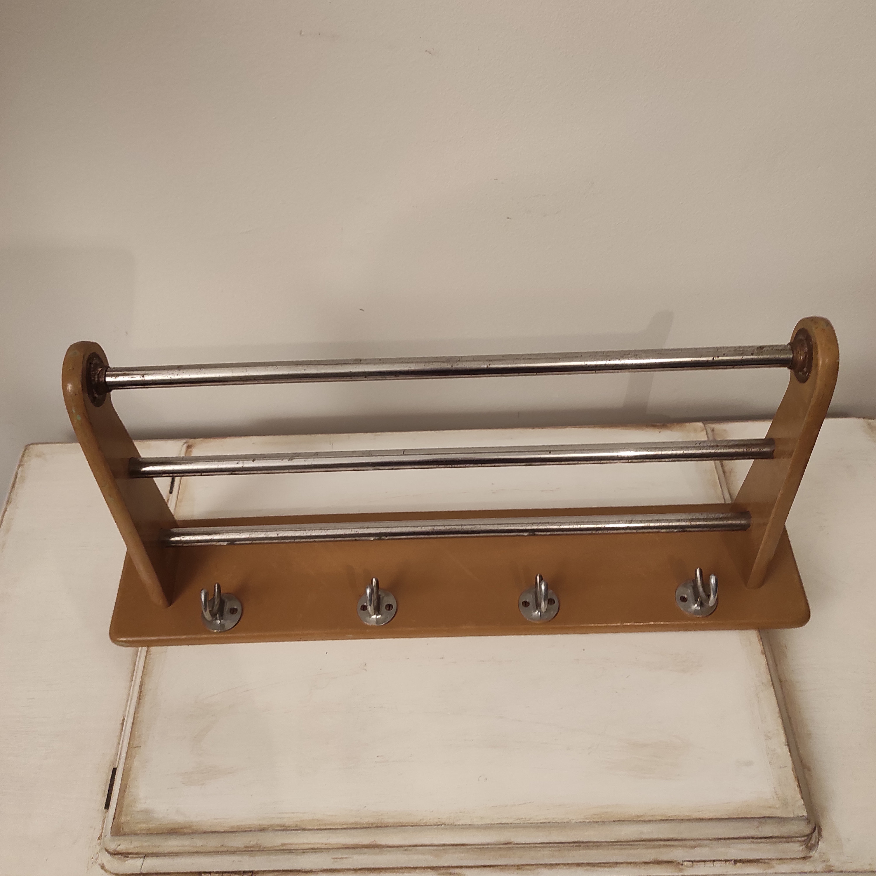 1960s' Coat Rack Mid Century Modern Wooden Hat Rack Etsy