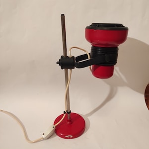 Vintage Adjustable Desk Lamp: MCM Space Age Design, Made in Yugoslavia image 8
