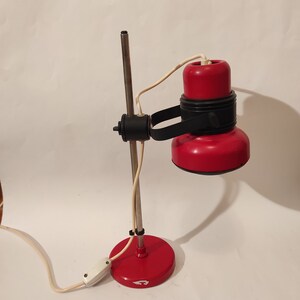 Vintage Adjustable Desk Lamp: MCM Space Age Design, Made in Yugoslavia image 7