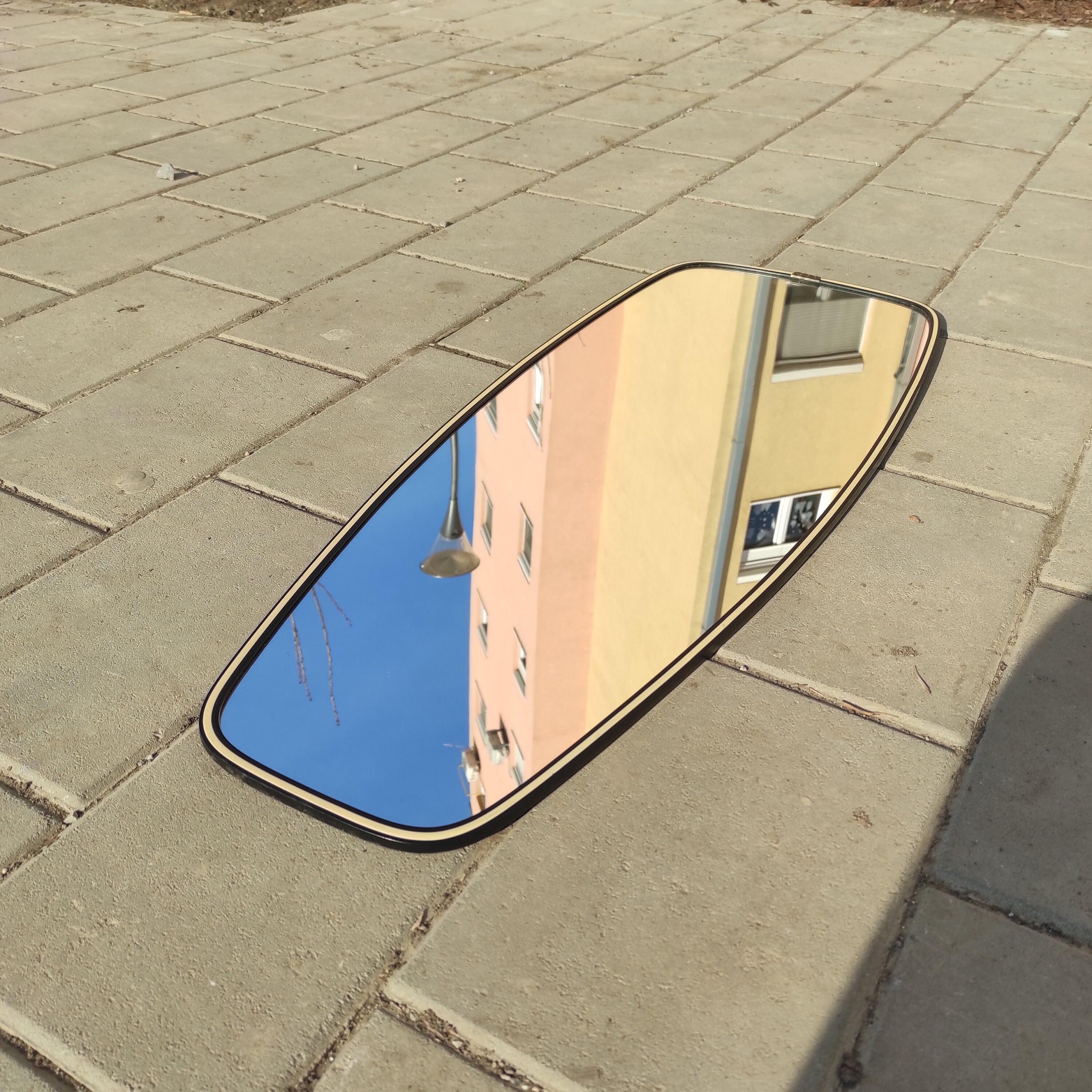 Mid Century Wall Mirror Vintage Wall Mirror 60's Wall Etsy