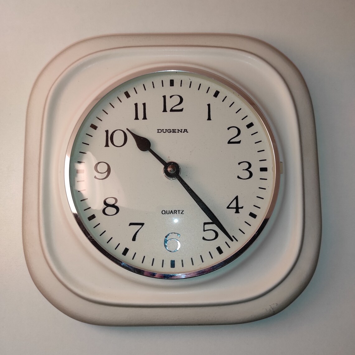 Vintage Wall Clock MCM Wall Clock Dugena Quartz Wall Clock Etsy