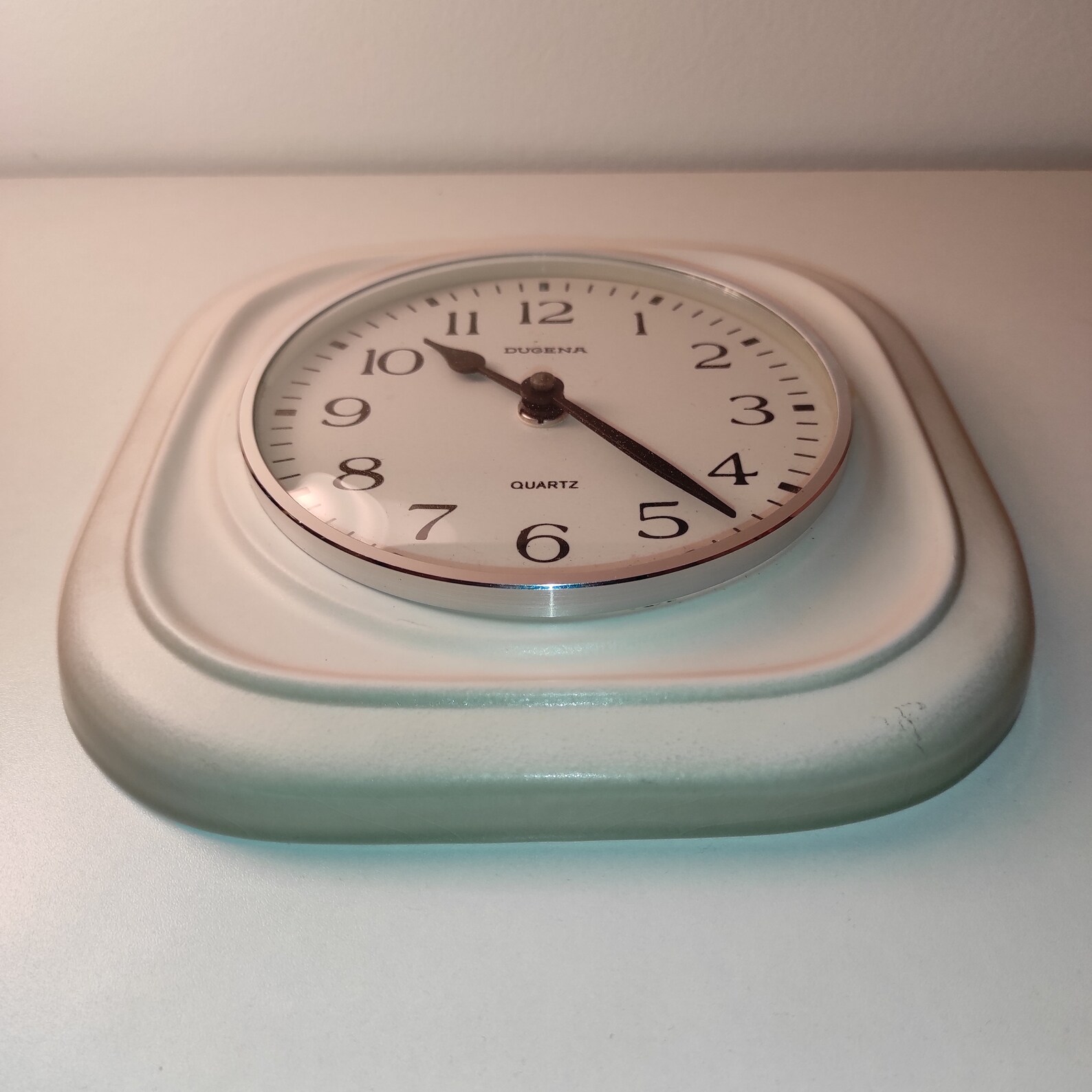 Vintage Wall Clock MCM Wall Clock Dugena Quartz Wall Clock Etsy